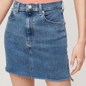 Aritzia Denim Mini Skirt